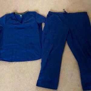 Women’s Scrubs by Med Works-Epic-Size Xl/XXL-Navy-Petite Length
